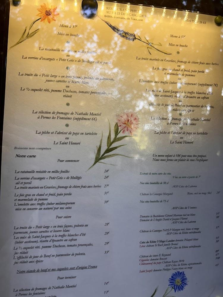 Restaurant Philip - Menu Image 4